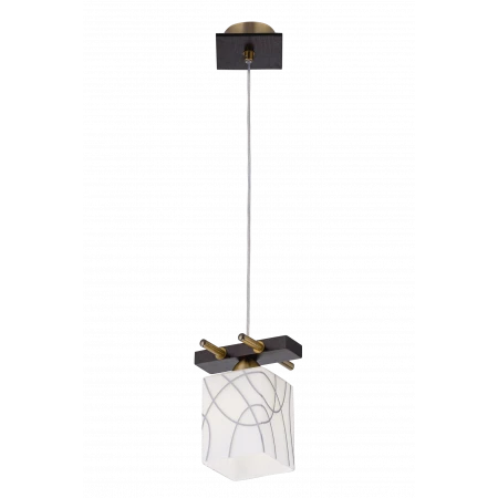 85662/1P AB+RED (1/10) Люстра 