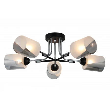 26012/5 CHROME+BLACK (1) Люстра RL 