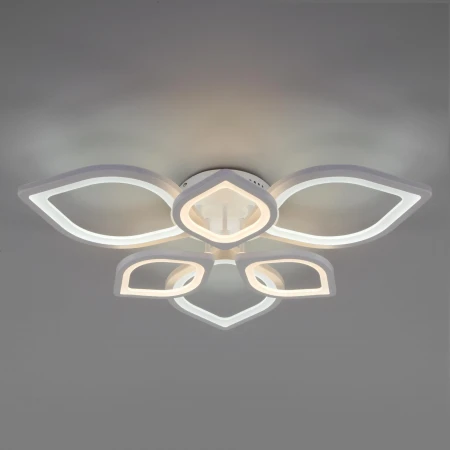 Потолочный светодиодный светильник с пультом управления Eurosvet 90228/6 белый