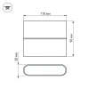 Настенный светодиодный светильник Arlight SP-Wall-110WH-Flat-6W Day White 021086 Настенный светодиодный светильник Arlight SP-Wall-110WH-Flat-6W Day White 021086