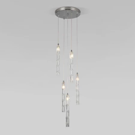 Подвесная люстра Eurosvet Lynn 50381/5 хром