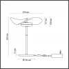 Настольная лампа Odeon Light Fluent 4858/10TL Настольная лампа Odeon Light Fluent 4858/10TL