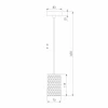 Подвесной светодиодный светильник Eurosvet Bonaldo 50247/1 Led золото