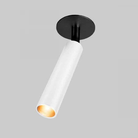 Встраиваемый светодиодный спот Elektrostandard Diffe 25027/Led белый/черный a058216