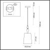Подвесной светильник Odeon Light HOMI 5040/1A Подвесной светильник Odeon Light HOMI 5040/1A