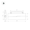 Трековый светодиодный светильник Arlight MAG-ORIENT-DOTS-FOLD-S230-12W Day4000-MIX (BK, 30 deg, 48V, DALI) 041864 Трековый светодиодный светильник Arlight MAG-ORIENT-DOTS-FOLD-S230-12W Day4000-MIX (BK, 30 deg, 48V, DALI) 041864