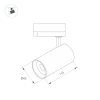 Трековый светодиодный светильник Arlight LGD-SPOT-2TR-R45-7W Day4000 (BK, 24 deg, 230V) 042540 Трековый светодиодный светильник Arlight LGD-SPOT-2TR-R45-7W Day4000 (BK, 24 deg, 230V) 042540