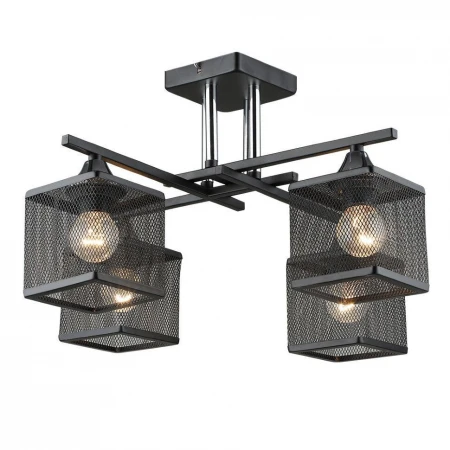 Потолочная люстра Seven Fires Sildzh WD3638/4C-BK-CR-BK