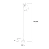 Торшер Escada Hall Chrome/Black 10185/T Black