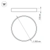 Потолочный светодиодный светильник Arlight SP-Tor-Pill-Prism-R800-94W Day4000 022133(4)