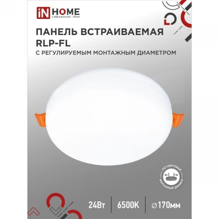 Светодиодная панель IN HOME 4690612036748