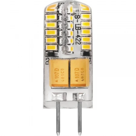 Лампа светодиодная Feron G4 3W 2700K прозрачная LB-422 25531