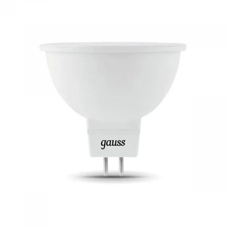 Лампа светодиодная Gauss GU5.3 5W 6500K матовая 101505305