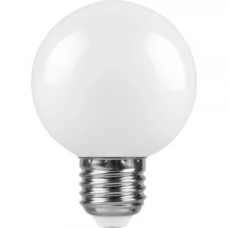 Лампа светодиодная Feron E27 3W 2700K Шар Матовая LB-371 25903