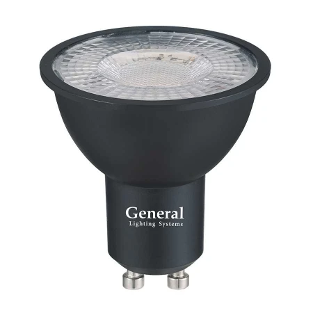 Лампа General GLDEN-MR16-DIF-10-230-GU10-4500 Черная Dif 30