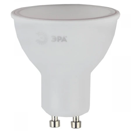 Лампа светодиодная ЭРА GU10 11W 2700K матовая ECO LED MR16-11W-827-GU10 Б0040877
