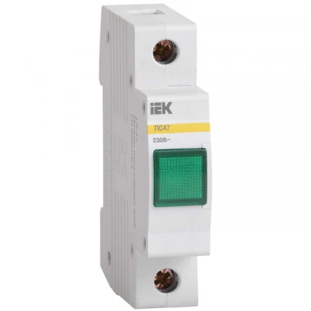 Лампа сигнальная ЛС-47 неон зеленая IEK MLS10-230-K06