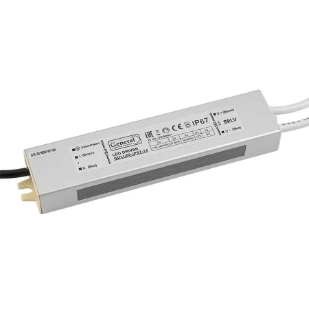 Драйвер светодиодный General GDLI-60-IP67-24