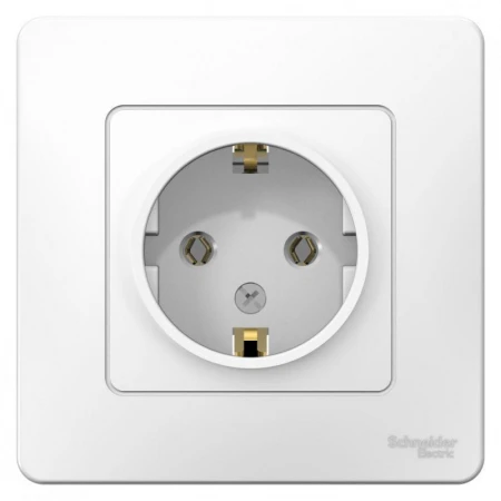 Розетка 2К+З Systeme Electric Blanca 16A 250V белая BLNRS001011