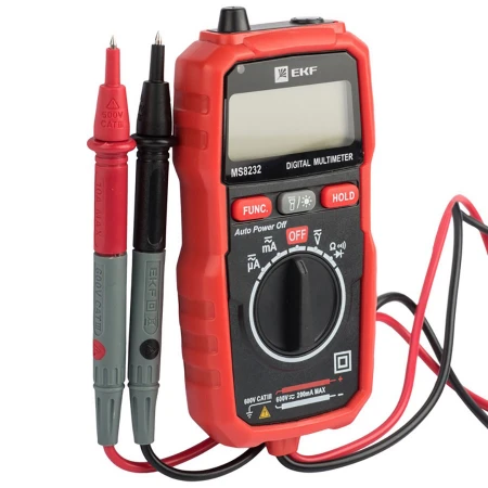 Мультиметр цифровой MS8232 EKF Expert In-180701-pm8232