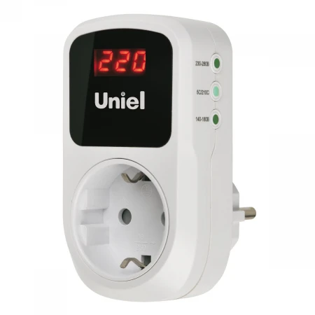 Реле напряжения однофазное Uniel UBR-E35 White UL-00012537