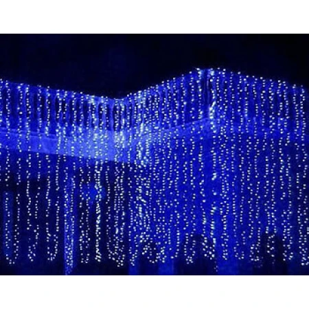 Уличная светодиодная гирлянда Uniel занавес 220V синий ULD-C2030-240/SWK BLUE IP67 UL-00001363