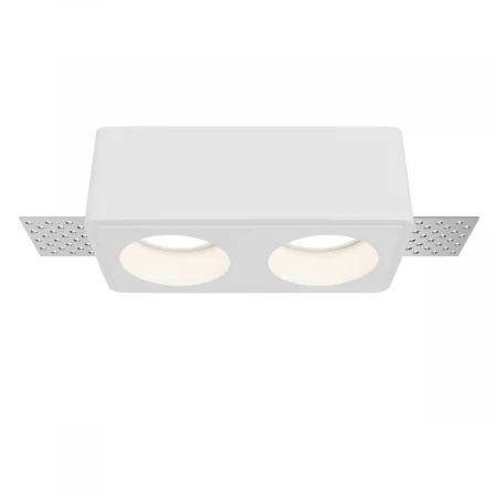 Встраиваемый светильник Maytoni Technical Gyps Modern DL123-GU10-02-W