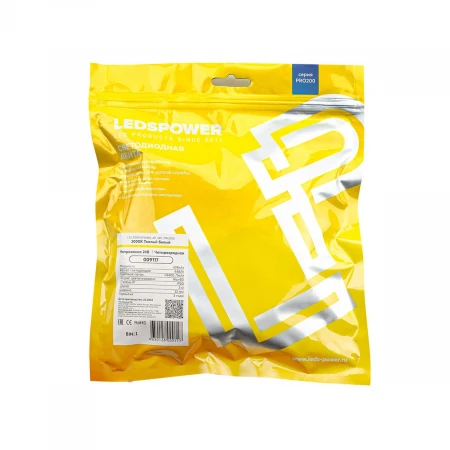 Светодиодная лента LEDS POWER четырехрядная 2835 448/м (47Вт/м) 24В теплая, серия ПРО200 009117