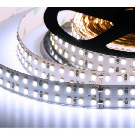 Лента светодиодная ELF 1400SMD диодов (2835), 36В, 5м, ГИПЕР, белый 6500-7000К ELF-1400SMD2835NWw-Hy36