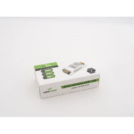 Блок питания LEDS POWER 60Вт 12В ULTRA SLIM 000824