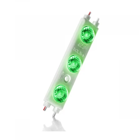 Модуль светодиодный ELF SOL+, 3SMD диод 2835, зеленый ELF-SOL+ 3 2835 G