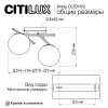 Потолочная светодиодная люстра Citilux Dorsy CL223122