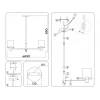 Подвесная люстра Ambrella Light High Light Modern LH57041