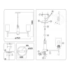 Подвесная люстра Ambrella Light High Light Modern LH56253