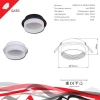 Встраиваемый светильник Reluce Technical 53004-9.0-001RLD GX53 BK