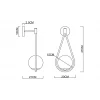 Бра Arte Lamp Matisse A7765AP-1BK