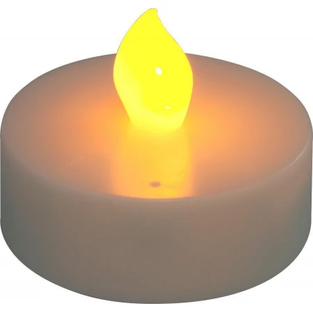 Светильник переносной "свеча", на батарейках ааа, 2led желтый, fl075