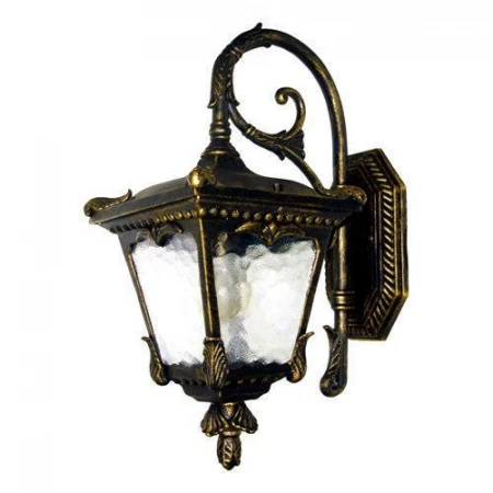 Светильник садово-парковый, 60w 230v e27 черное золото, 9003qs