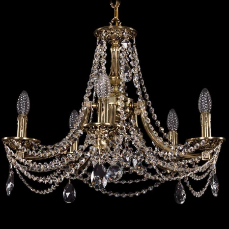 Люстра Bohemia Ivele Crystal 1771/5/190/C/GB Серия 1771