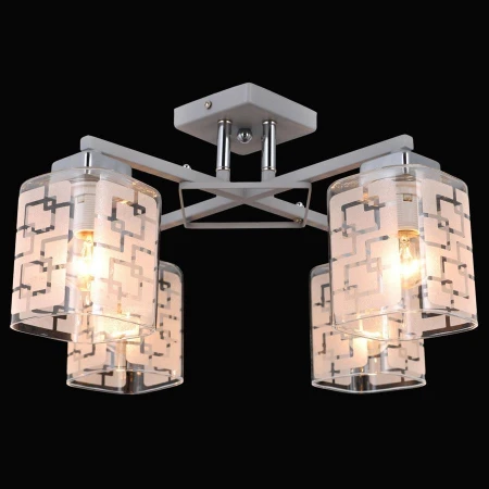 Люстра Natali Kovaltseva PURE 75070/4C WHITE PURE