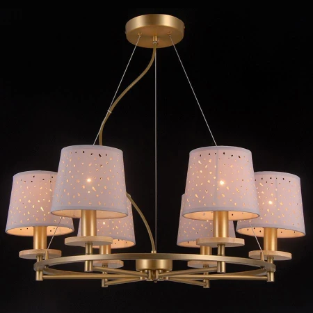 Люстра Natali Kovaltseva LISBON 81064-6C ANTIQUE BRASS LISBON