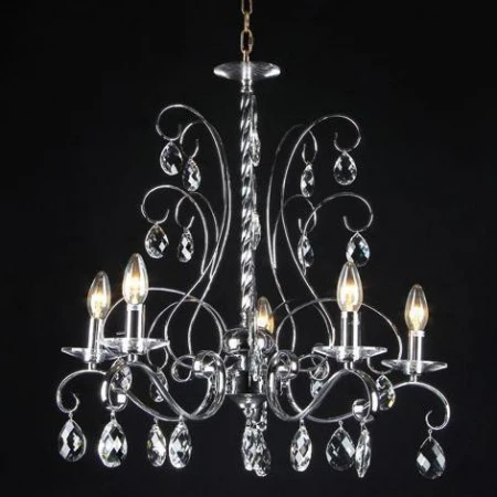 Хрустальная люстра Natali Kovaltseva 11003/5C CHROME, CLEAR Excellent