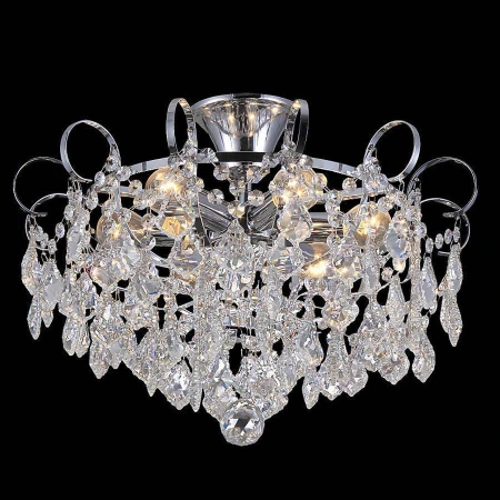 Хрустальная люстра Natali Kovaltseva HAPPY DIAMONDS 11545/6C CHROME HAPPY DIAMONDS