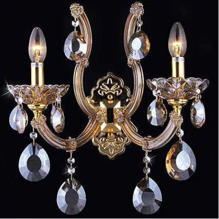 Хрустальное бра Natali Kovaltseva 10651/2W GOLD, BRANDY Milano