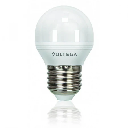 Лампа светодиодная диммируемая Voltega E27 6W 2800К матовая VG2-G2E27warm6W-D 5495