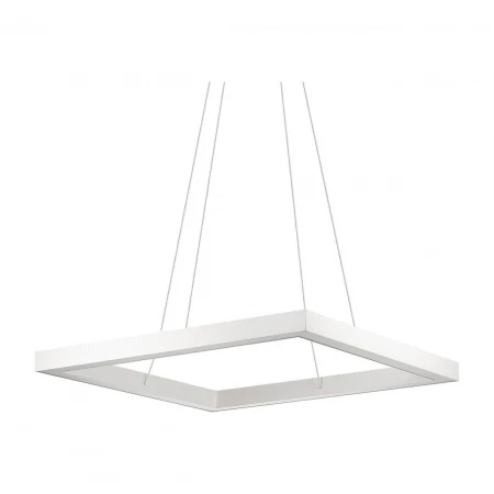 Подвесной светодиодный светильник Ideal Lux Oracle D70 Square Bianco