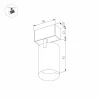 Трековый светодиодный светильник Arlight Mag-Spot-45-R85-7W Day4000 026967