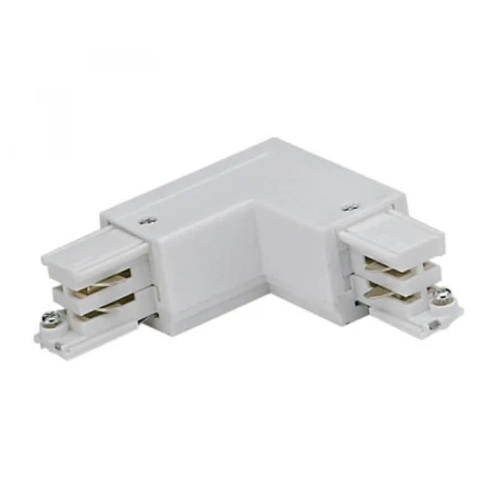 Соединитель для шинопроводов L-образный внешний (09762) Uniel UBX-A21 White